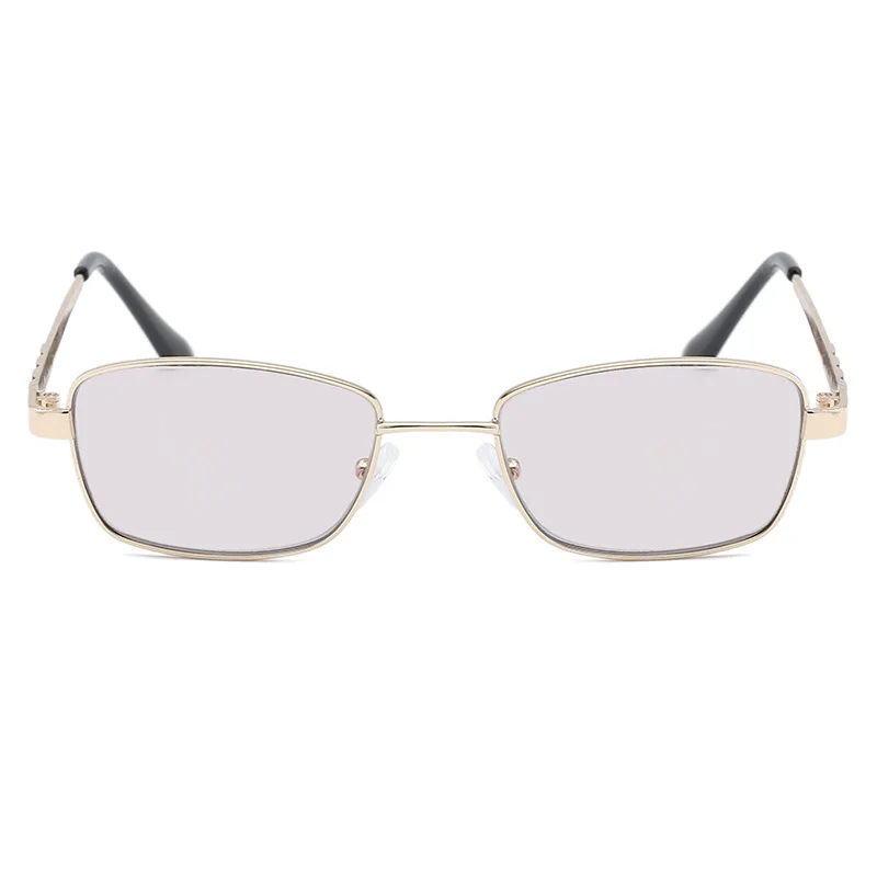 Переходная линза фотохромные очки для чтения металлические полные рамки для чтения солнцезащитные очки для мужчин и женщин+ 1,0+ 1,5+ 2,0+ 2,5+ 3,0