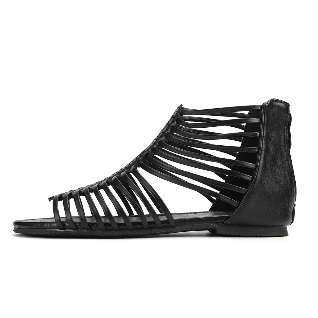 Летние пикантные женские босоножки на высоком каблуке, Украшенные бусинами; женские модные сандалии в римском стиле на плоской подошве с открытым носком; повседневная обувь;#89