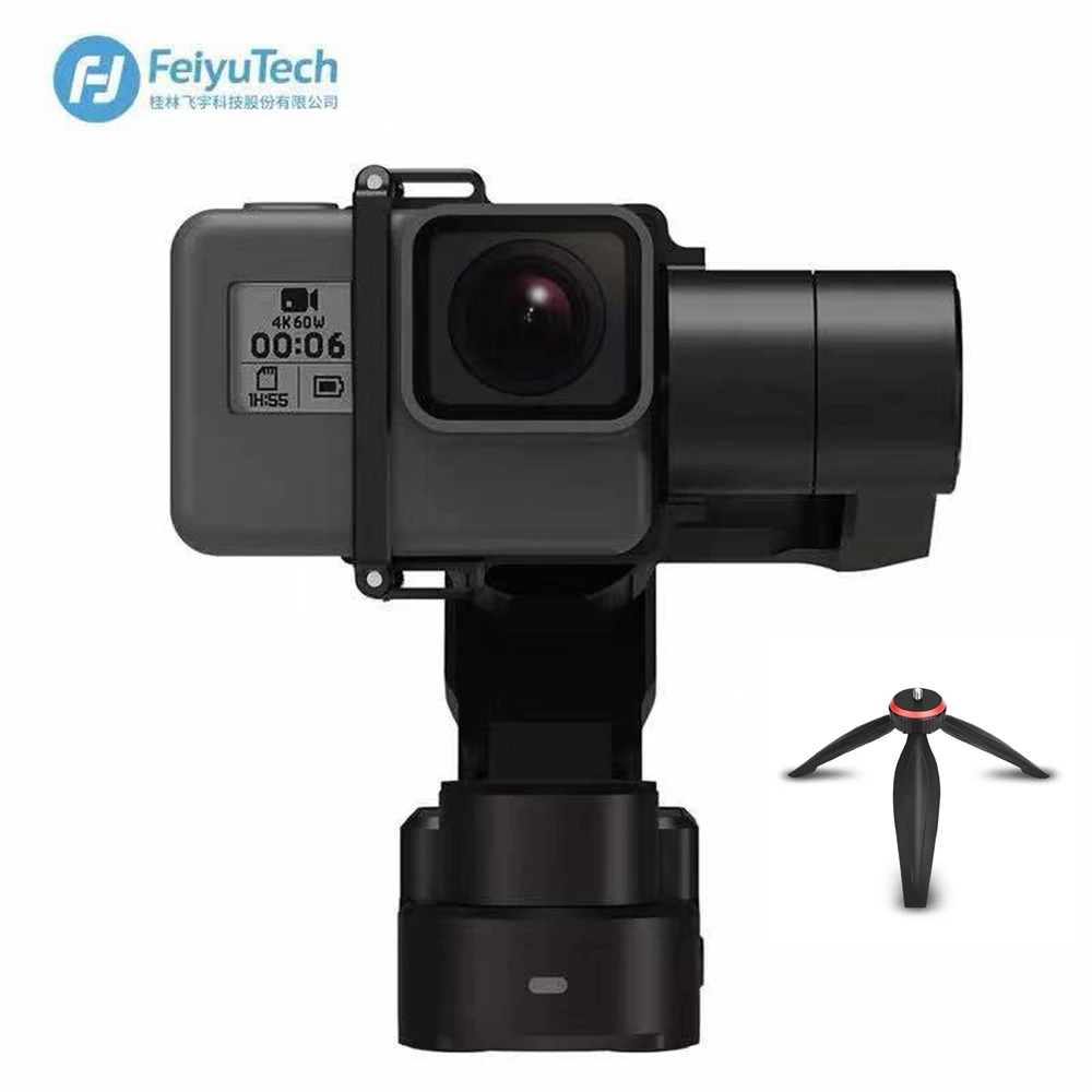 Водонепроницаемый 3 осевой стабилизатор FeiyuTech Feiyu WG2X для Gopro Hero7 6 5 session Xiaomi yi 4/5 Yi 4K
