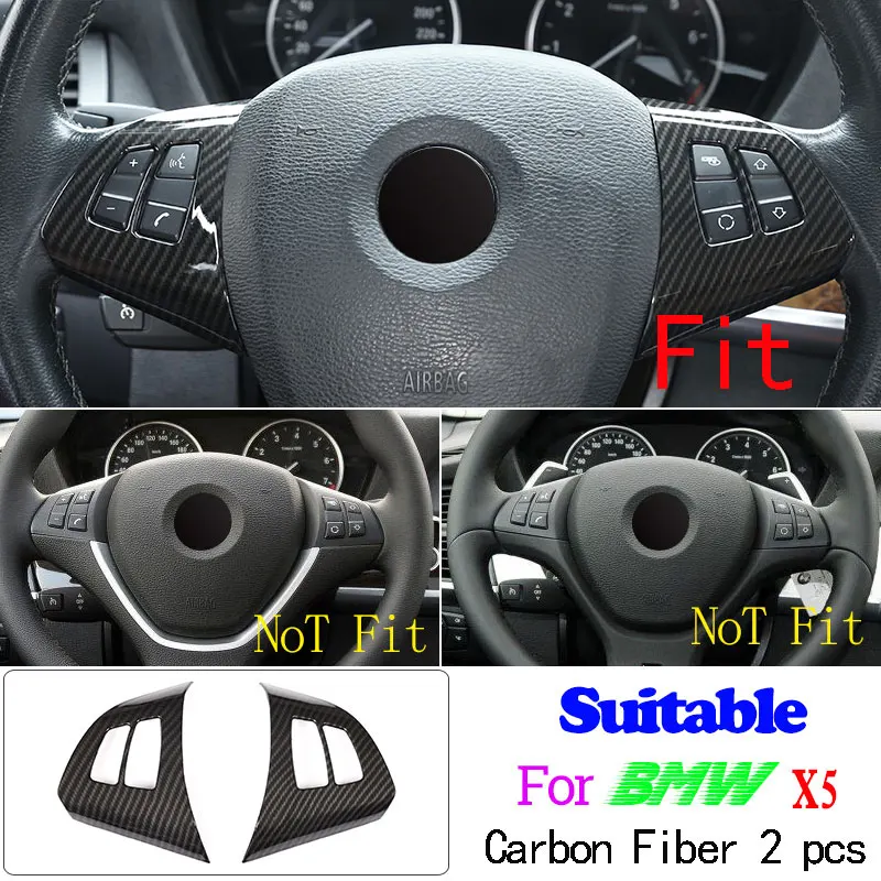 Автомобильные аксессуары из углеродного волокна для BMW X5 X6 E70 E71 2008-2013 ABS Автомобильная полоса для отделки интерьера рамка накладка наклейка - Название цвета: 3