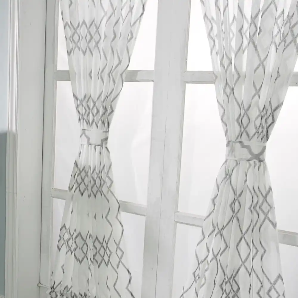 Lozujoju Tirai Gaya Elegan Jendela Murah Pendek Single Panel Gorden Siap Pakai Pendek Tirai Untuk Dapur Pintu Jendela Tirai Aliexpress