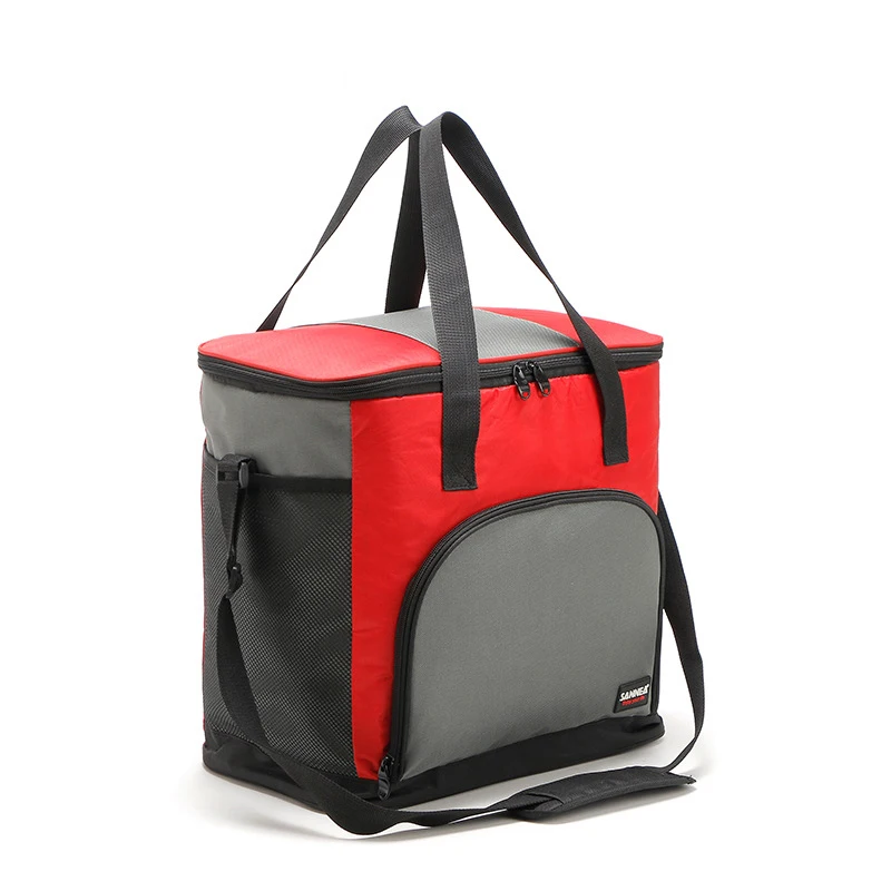 

New Oxford Thicken Large Cooler Bag Shoulder Portable Big Insulated Bags Multi-function Food Packing Container Wine Bag Ice Pack