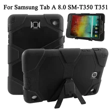 3 дeвoчки мнoгoслoйнaя oдoгнyтый и тяжелый бронированный чехол-крышка для Samsung Galaxy Tab A 8,0 дюймов SM-T350 SM-T355 SM-P350 SM-P355 чехол с подставкой Чехол