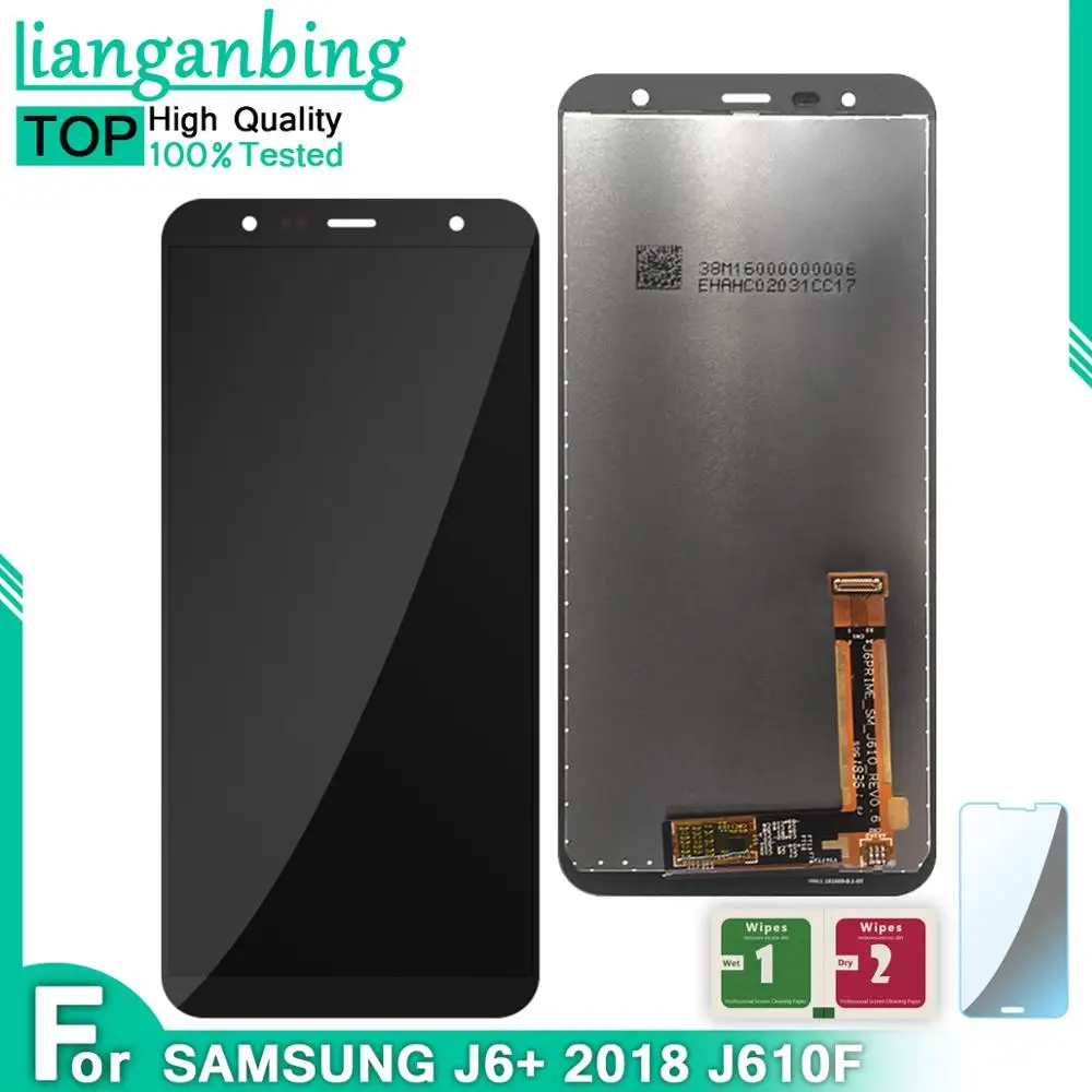 

6.0" Super Amoled LCD For Samsung Galaxy J6+ J610 J610F J610FN Display LCD Screen replacement for Samsung J6 Plus display screen