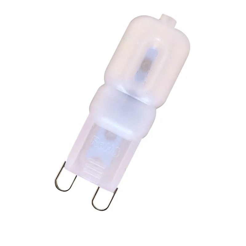 G9 AC220V 1 5 Вт 2835 SMD led кукурузная лампа 14 LED теплый белый кристалл силиконовая свеча