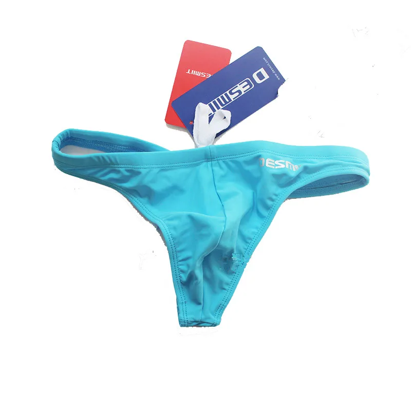 

Sexy Gay Thongs Swimwear Swim Briefs Men's T-shaped Drawstring Swimsuit Man Bathing Suit Swimming Trunks Surf Short 2016 Desmiit