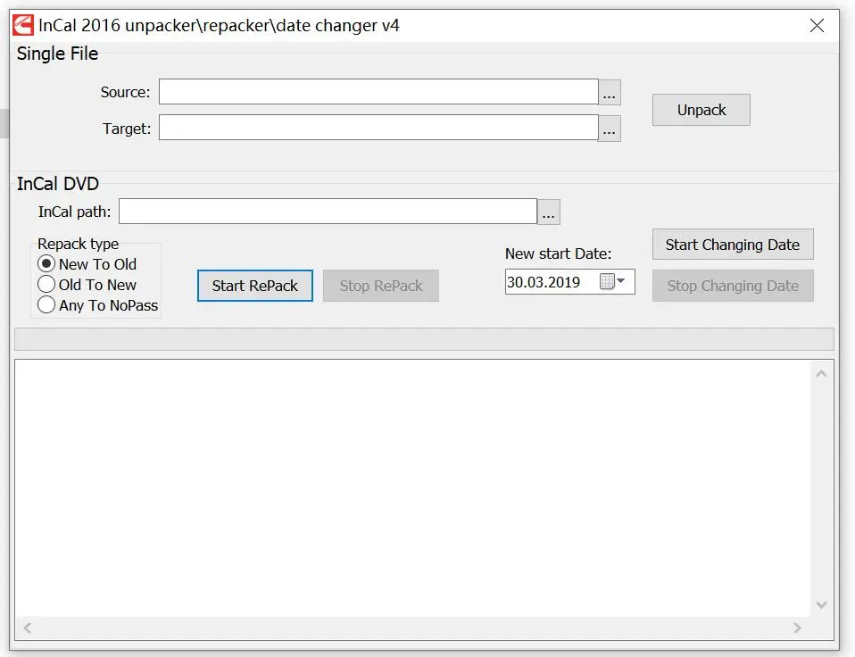 

iNCAL Repacker v4