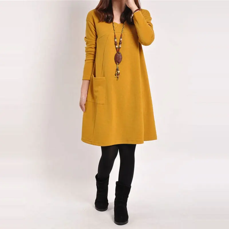 

Spring Women Sexy Solid Color Elegant Dress Temperament o-neck Dresses Autumn Winter Long Sleeve Bodycon Casual Mini Dress Z6343
