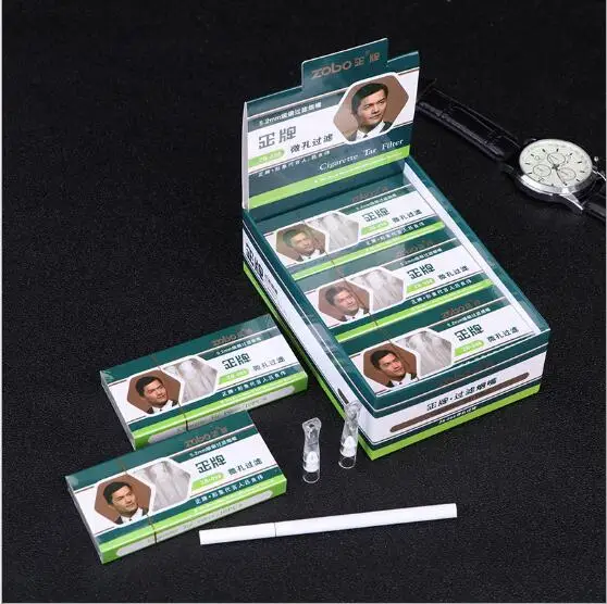 ZOBO genuine lady's slender cigarette holder fine microporous filter disposable cigarette holder
