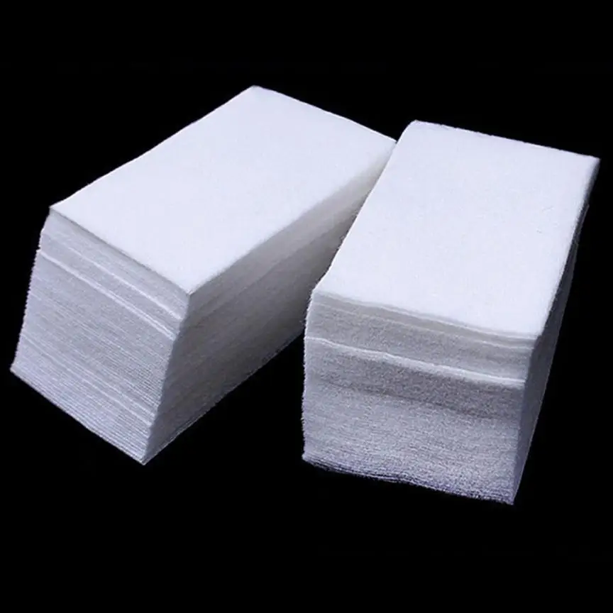 New 900PCS Lint Free Nail Art Gel Polish Remover Cotton Pad Nail Cotton