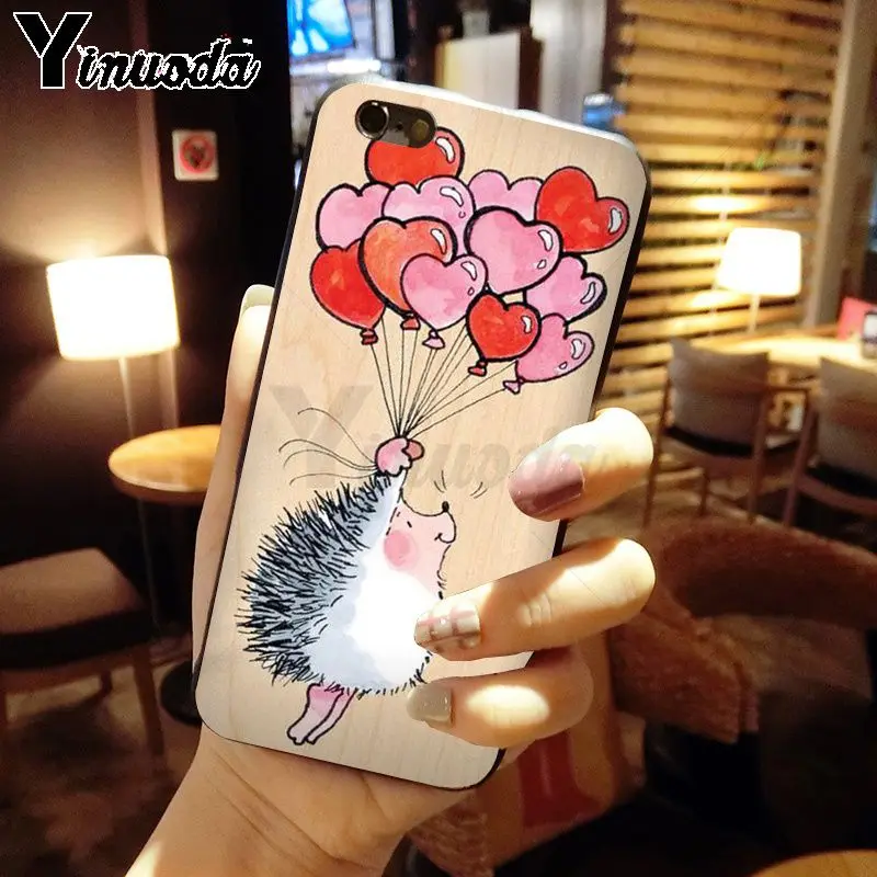 Hedgehog ride a bike Cute in Teacup Animal Art