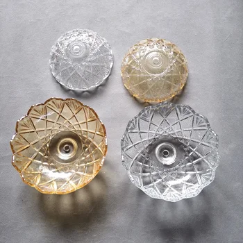 

D190xH80mm style champagne glass bowl elbow support arm flower glass bowl tray chandelier decorative lighting accessories