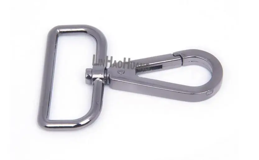 

10pcs/lot 38mm 1.5 inch Black nickle Alloy Swivel Clasps Snap Key Hooks DIY Key Chain Ring Free Shipping 2017031501