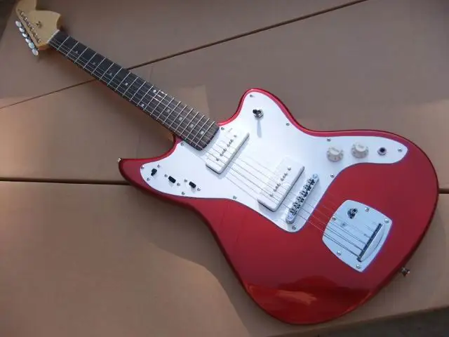 

Wholesale New Fedr Jaguar Electric Guitar P90s Pickups In Metal Red 100828