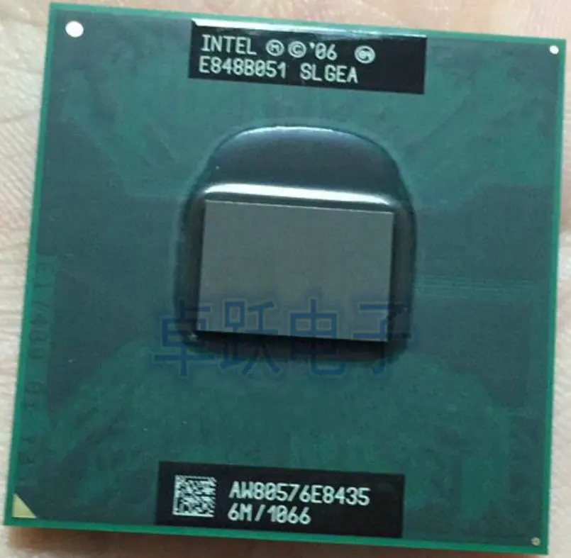 Процессор для ноутбука Intel E8435 3 06G/6M/1006 SLGEA E0 официальная версия разные детали