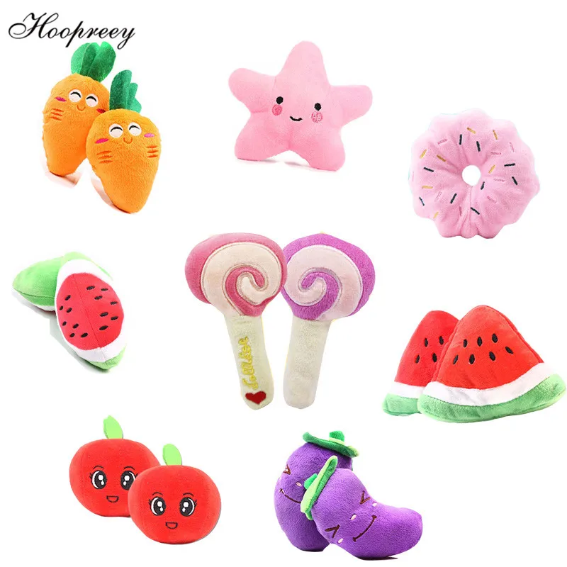 Plush Squeak Dog Toys Length 10cm-15cm Many Optional Chewing for Small Puppy Dogs and Cat Interactive Toy Pet Supplies 10A | Дом и сад