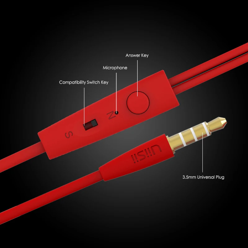 New In Ear Headphones With Microphone 