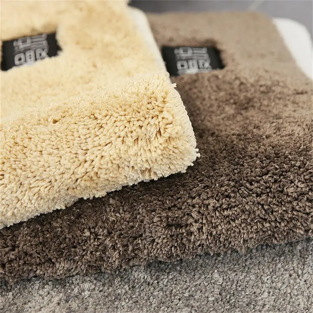 Bath Mat Polyester Carpet Rugs Toilet Funny Bathtub Room Living Room Door Stairs Bathroom Foot Floor Mats Absorbent Floor Mat