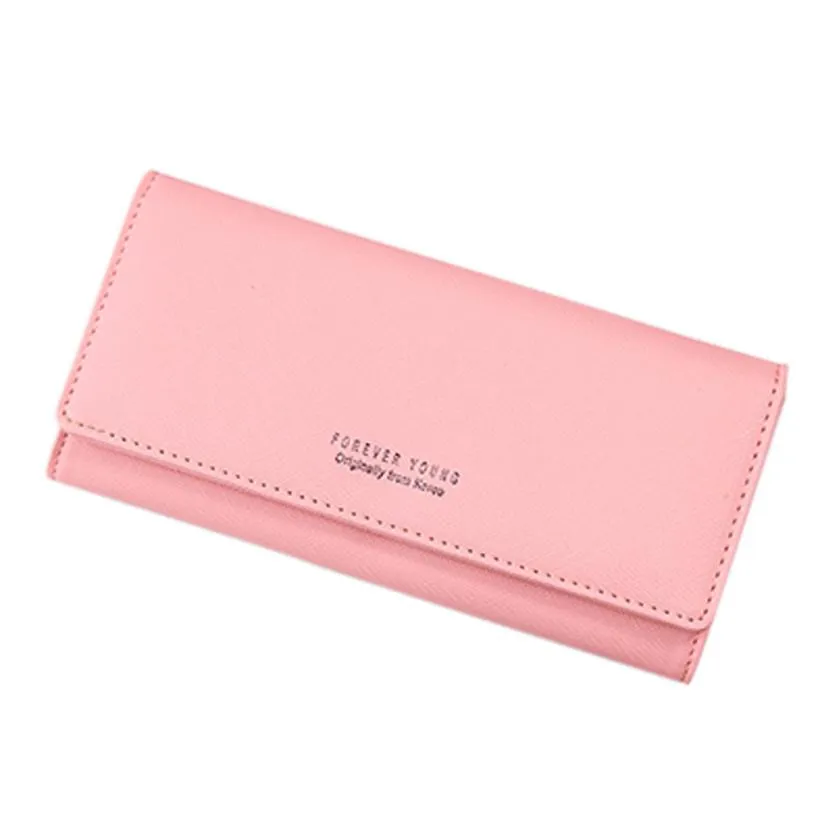 

Long Wallets Women Female Artificial Leather Hasp Tassel Casual New Fashoin Clutch Purse Wallet Card Holder Handbag Bag