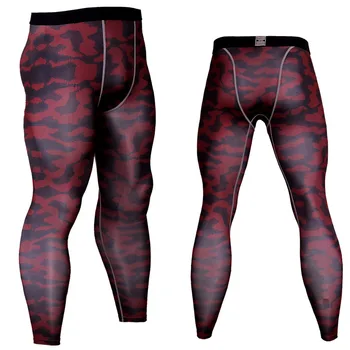 

2018 Men's Running Pants Compression Tights Training Leggings Sportswear Quick Dry Breathable Fitness Jogging Trousers