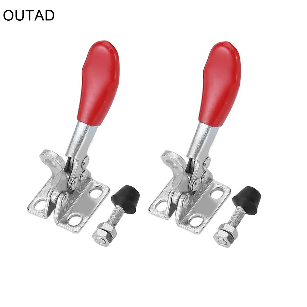 

OUTAD 2Pcs CNC Fixture Quick Clamp Fixture Plate Engraving Machine Fastening Platen Quick Clamp For Holding Engraving Material