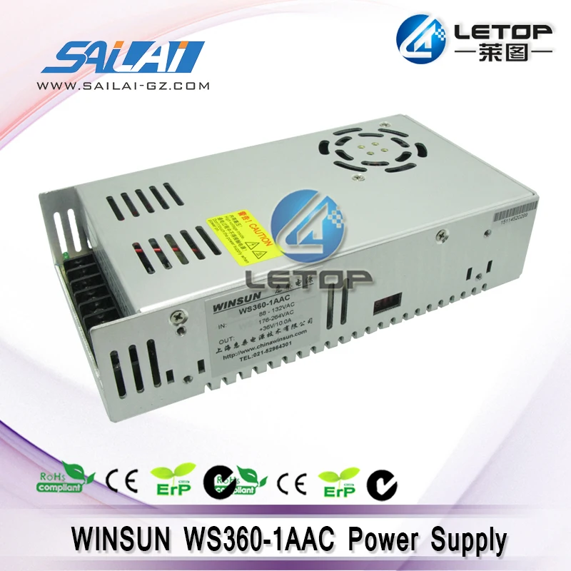 على المبيعات!! WS360-1AAC طابعة winsun امدادات الطاقة