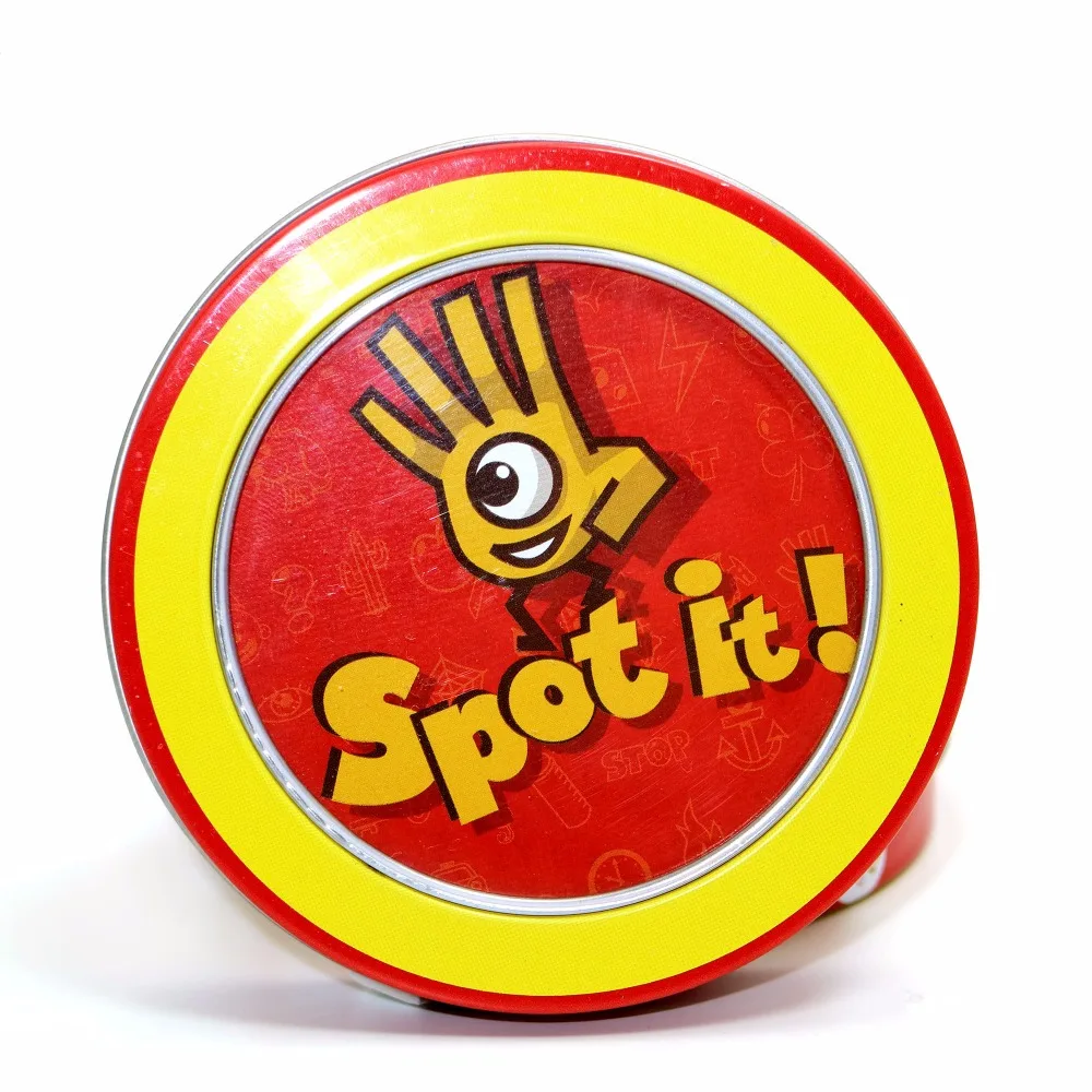 

high quality spot card game with metal box best gift for the family gathering enjoy it, Dobble it board game 80mm