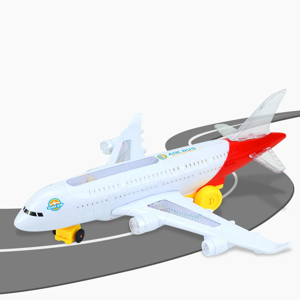 HIINST модель самолета с светодиодный мигающий свет звучит музыка электрический игрушки самолет Air шины 19APR26 P35