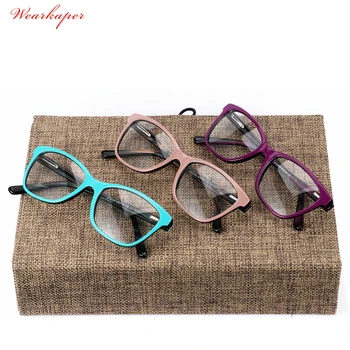 

WEARKAPER Acetate Eyeglasses Frame Prescription Designer Brand Clear Optical Myopia Eyewear Peoples Style Glasses Frames