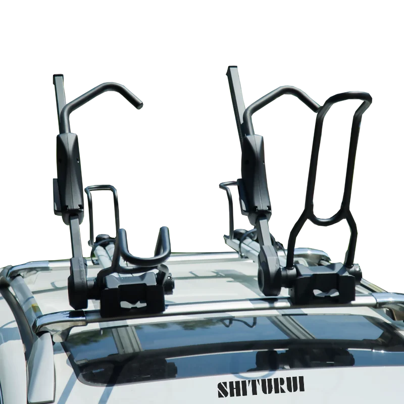 SHITURUI Bicycle Rack Roof-Top Suction Bike Car Rack Carrier Quick Installation Roof Rack For MTB Mountain Road Bike