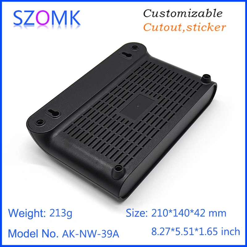 szomk plastic router enclosure box for electronic junction box diy plastic enclosure pcb box plastic equipment housing GPS tracker instrument control box (18)