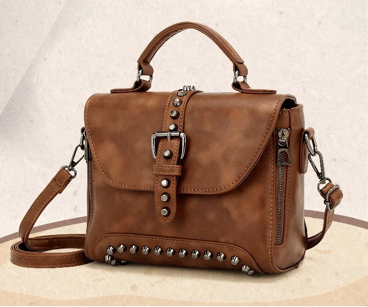 

Steampunk british women bags Steam Punk Retro Handbags lady shoulder bag working briefcase pure color