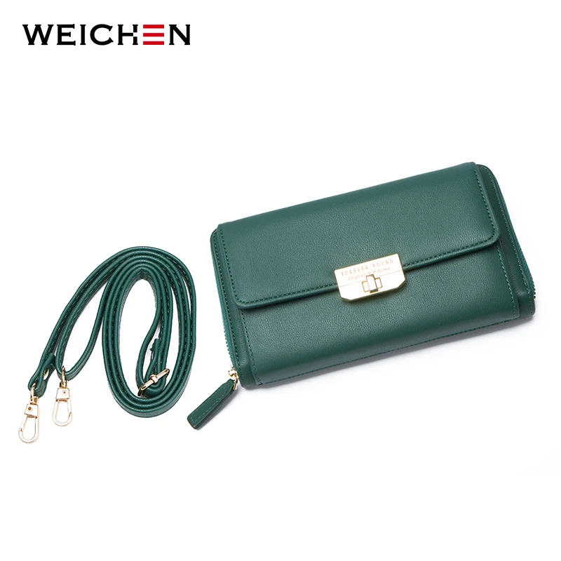 WEICHEN брендовая дизайнерская модная сумка через плечо для женщин, Высококачественная женская сумка-мессенджер, женские сумки, женские мини-сумки - Цвет: Green
