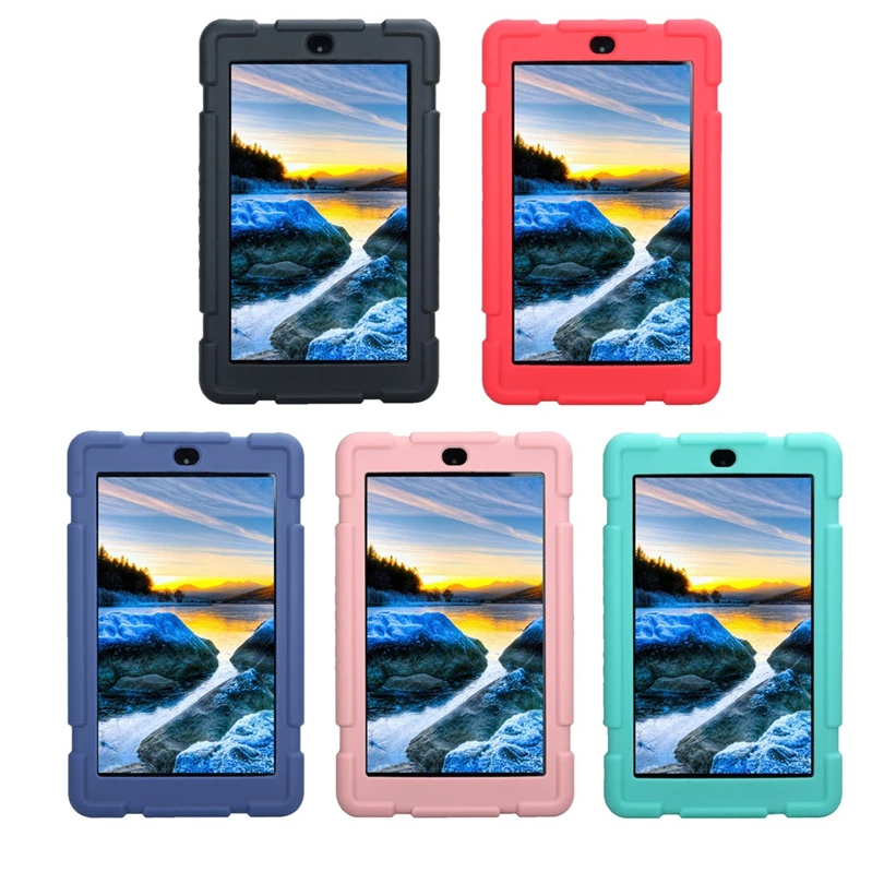 

ZGPAX 7Inch Tablet Case For Amazon Kindle Fire 7 2018/2017/2015 Universal Case Shockproof Rugged Cover A30