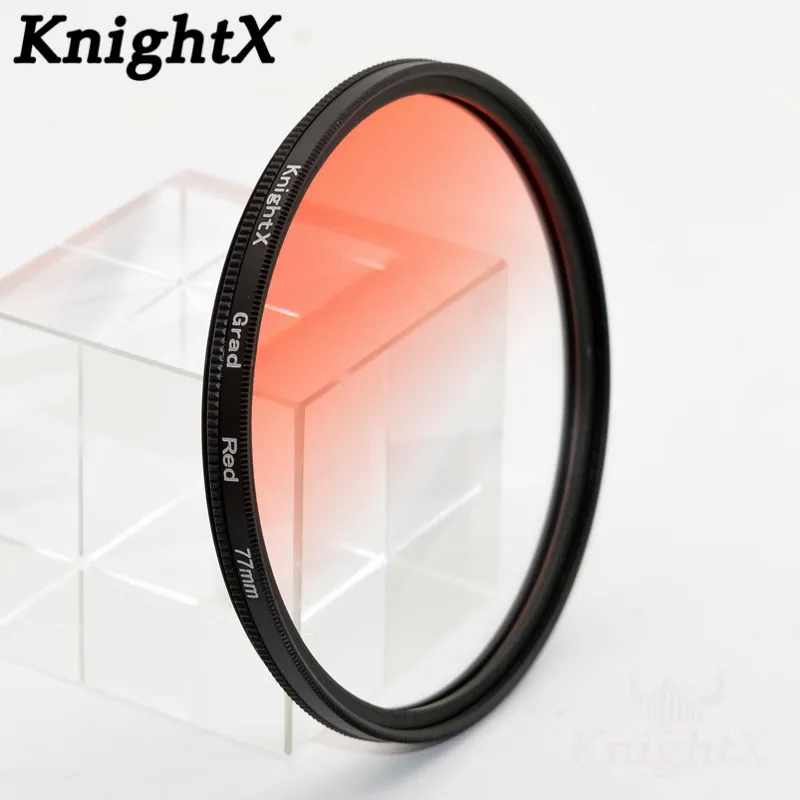 KnightX 24 цветной фильтр для фотоаппарата Nikon canon foto filtre photo pro 24-70 мм аксессуары для камеры densidad neutra 49 мм 52 мм 55 58 мм 67 мм