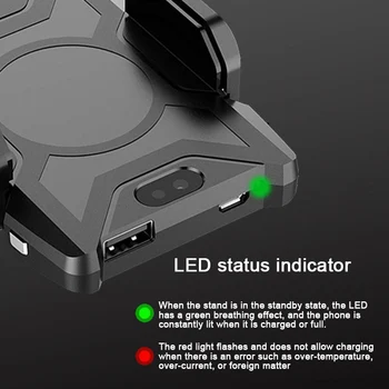 

Hot Car Phone Holder Infrared Automatic Sensor Phone Charging Stand for iPhone X 8 Plus Samsung S9 BX