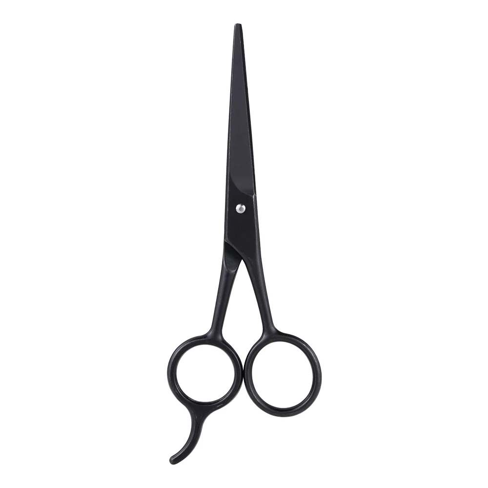 

Beard Scissor Stainless Steel Mustache Facial Hair Scissor Black Shaving Shear Beard Trimmer Eyebrow Scissor Beard Care Tool