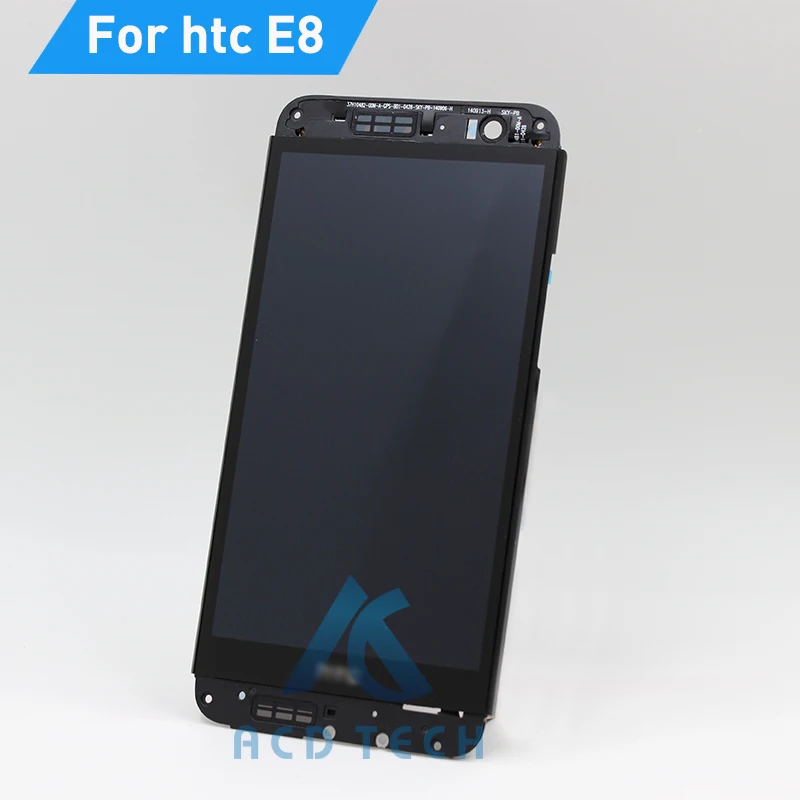 New Full LCD Display Touch Screen Digitizer Assembly With Frame For HTC One E8 Replacement Repair
