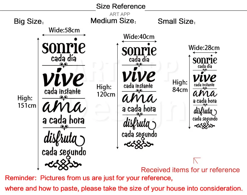 Хорошее качество испанский дом правила стикеры на стену дизайн искусства Виниловые цитаты съемные настенные наклейки домашние правила Пастер