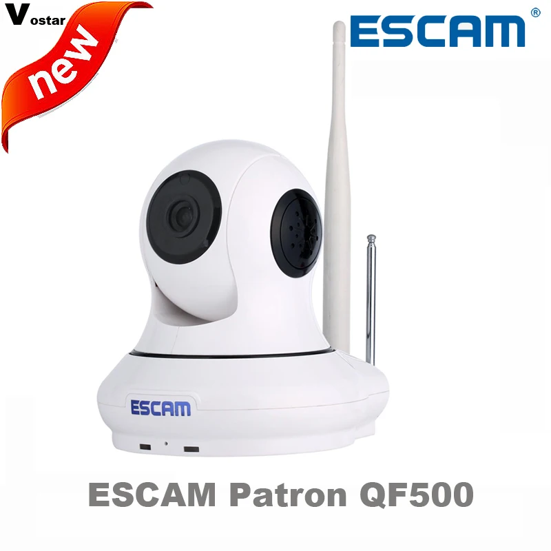 Escam покровитель qf500 мини IP Камера Onvif HD 720 P P2P Wirless WiFi Дома Видеонаблюдения с датчик