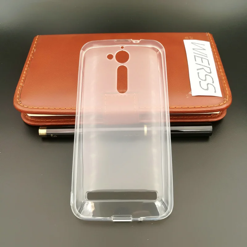 Силиконовый мягкий чехол для Asus ZenFone GO ZB500KL zb500кг противоударный прозрачный