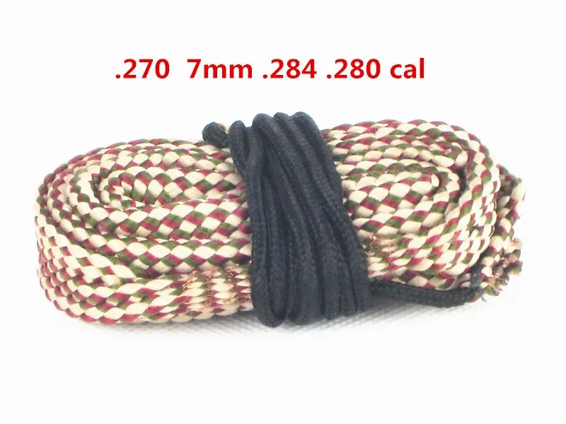 

Gun Cleaning .270 Cal 7mm .280cal .284cal Boresnake Rifle Shotgun / Pistol / Airsoft Bore Snake Cleaner Brusher Barrel Kit Caza