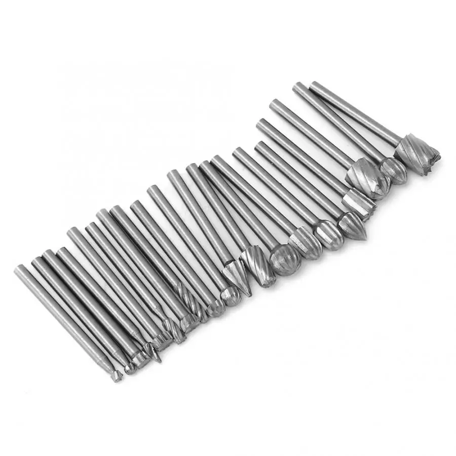 

Coffe Machine Cafe 20pcs 3.1mm Shank High Speed Steel Burr File Set Woodworking Milling Cutter Manual Coffee Grinder