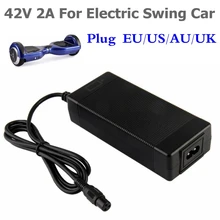 42V 2A Universal Battery Charger for Hoverboard Smart Balance Wheel 36v electric power scooter Adapter Charger EU/US/AU/UK Plug