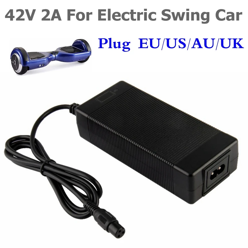 42V 2A Universal Battery Charger for Hoverboard Smart Balance Wheel 36v electric power scooter Adapter Charger EU/US/AU/UK Plug 42V 2A Universal Battery Charger for Hoverboard Smart Balance Wheel 36v electric power scooter Adapter Charger EU/US/AU/UK Plug