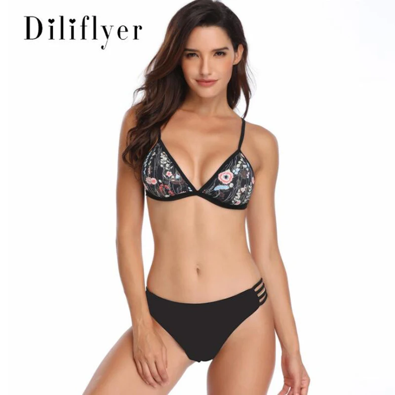 

Push-up Bra Sexy Bikini Set Swimsuit Swimwear Women Bathing Suit Brazilian Biquini M88