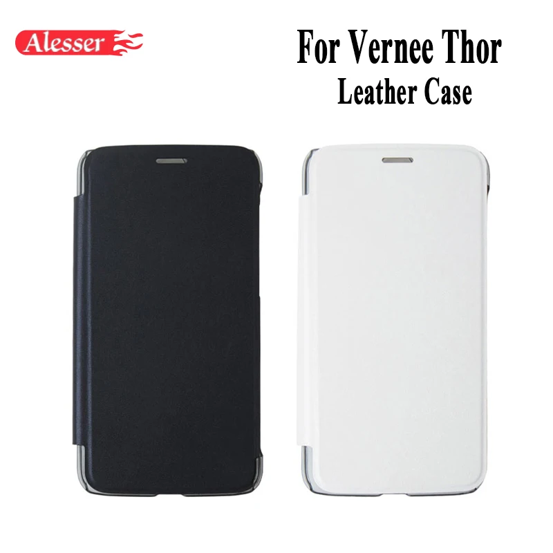

Alesser For Vernee Thor Leather Case Flip Cover Original Protective Case For Vernee Thor In New Arrival + In Stock