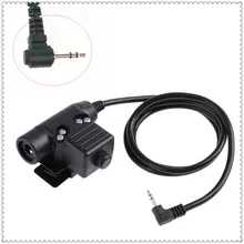 2.5 MILÍMETROS U94 táticas fones de ouvido para motorola T5900, T5920, T5950, T6200, T6210, T6220, t6222, T6250 walkie talkie