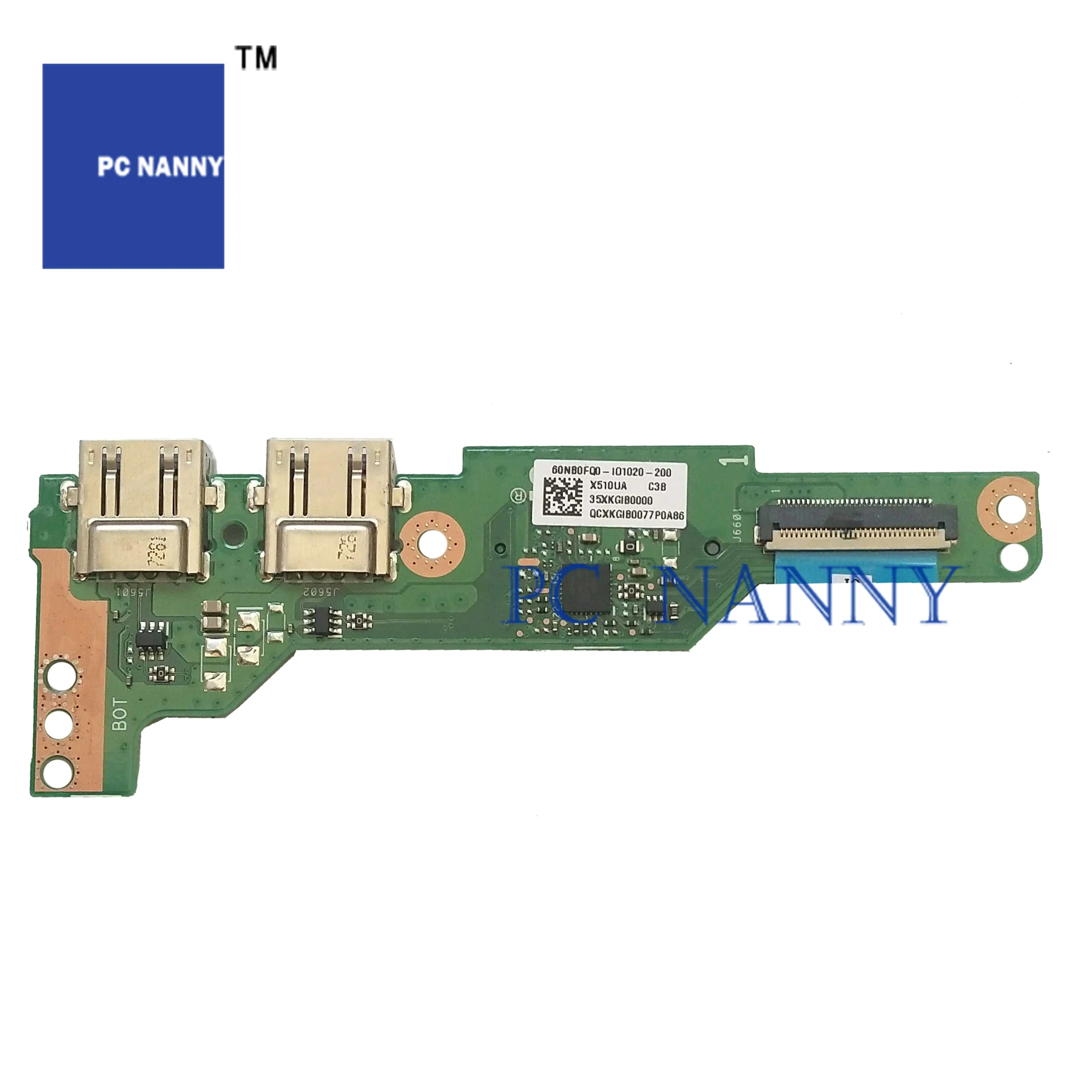 

PCNANNY FOR ASUS X510U X510UA SD USB BOARD test good