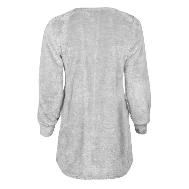Женская однотонная приталенная куртка с длинным рукавом и карманом|coat cardigan|coats